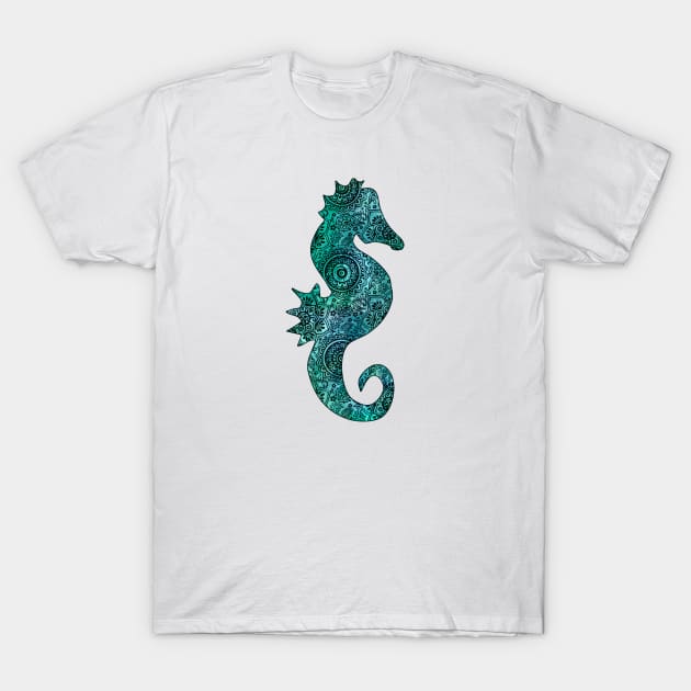 Seahorse doodle T-Shirt by LebensART